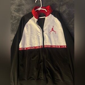 Jordan Black, White & Red Bomber Jacket